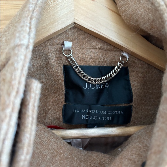 Oversized J. Crew Camel Coat - Picture 2 of 3